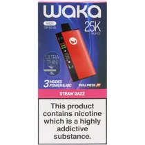 Vape Desechable Waka Ka 25000 Puffs 5% Nicotina - Strawberry Razz