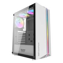 Gabinete Gamer Aigo Darkflash DK151 RGB Mid Tower - Branco (3 Fans Argb) (Caixa Danificada)