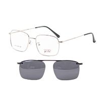 Armacao para Oculos de Grau Clip-On Visard L8004 C3 Tam. 54-18-140MM - Prata