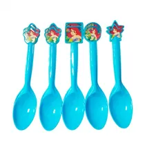 Colheres Descartaveis para Festa Party Favlors Ariel 10PCS