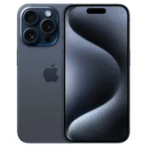 Apple iPhone 15 Pro 1TB Be Tela Super Retina XDR 6.1 Cam Tripla 48+12+12MP/12MP Ios 17 - Blue Titanium (Anatel)