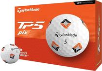 Bola de Golfe Taylormade TP5X MY Symbol Palm - Branco (12 Unidades)