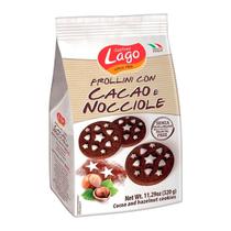 Biscoito Italiano Frollini Gastone Lago Con Cacau e Avela 320G