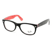 Óculos Ray Ban Unissex RX5184 2479 54 - Preto/Vermelho