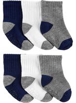 Meia Infantil Carter's 1H798510 - Masculina (6 Pares)