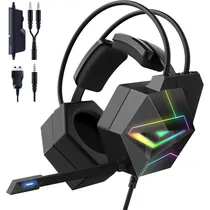 Fone de Ouvido Gamer Onikuma Gaming X20 RGB - Preto