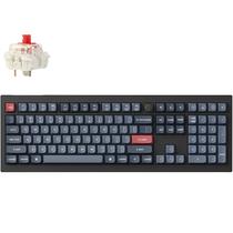 Teclado Gamer Mecanico Keychron V6 Max RGB Sem Fio Switch Vermelho - Carbon Black (Ingles)