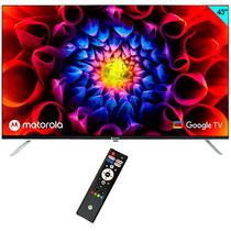 Smart TV LED 43" Motorola MOT43FLE11 Full HD Android TV Wi-Fi/Bluetooth com Conversor Digital