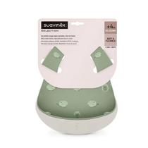 Suavinex Nuery Pack Baberos Silicona VD GR Silicona Verde