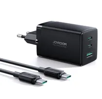 Carregador Rápido USB Con Cable Tipo-C 65W 2 Tipo-C