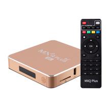 TV Box MXQ Plus - 64/256GB - 8K - 5G - Android 11.0 - Dourado - Fta