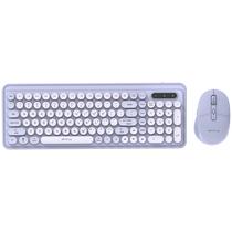 Teclado FTX Wireless/Bluetooth + Mouse FTXGK02 Portugues - Lila