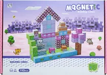 Cubos Magnéticos de Construção Magnetic Chuang Huang - CH1331 (110 Pçs)