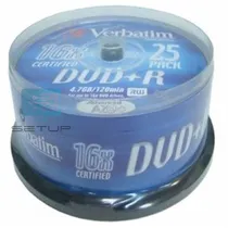 DVD 4.7GB Tubo 50UNI