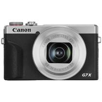 Camera Canon Powershot G7X Mark III 20.1MP 4K de 3.0" com Wi-Fi/Bluetooth - Prata/Preta