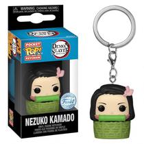 Funko Pop Keychain Demon Slayer Nezuko Kamado In Basket *Ex* 66824