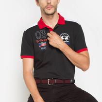 Camiseta La Martina Polo Masculino s.Eq.JMP313 04 NYC Preto