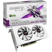 Placa de Vídeo RX580 8GB Keepdata KDRX580-8GD5W DDR5 White Dragonfly WHT
