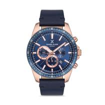 Relogio Analogico Masculino Daniel Klein Exclusive DK.1.12595-5 - Rosa Ouro/Azul