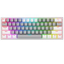 Teclado Redragon K616-RGB Fizz Pro Gray/White Sfio