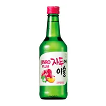 Bebida Coreana Alcoólica 13% Soju Ameixa 360ML Jinro