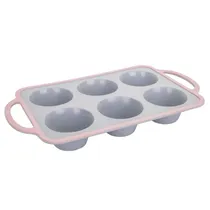 Forma de Silicone Rosa Cinza 27X18CM