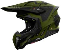 Capacete para Moto Airoh Twist 3.0 Military - Tamanho M (57-58) - Verde/Preto