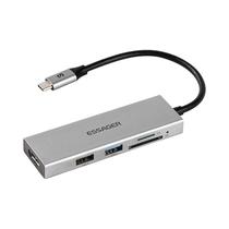 Hub Essager ES-TC05 5 In 1 USB-C Gris