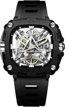 Relogio Masculino Ciga Design X051-BS01-W5B Mechanical Watch X Series Eye Of Horus Silver