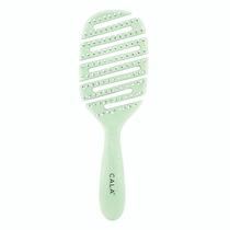 Cala Acs de Beleza Eco Flexible Vent Brush 66144 Plastico Soft Touch Grip Green Water