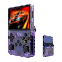 Console Portatil R36S 64GB 1GB Ram SD Tela 3.5" - Roxo (Caixa Danificada)
