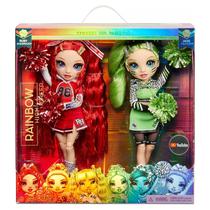 Mga Muneca Rainbow High Cheer Ruby/Jade Pack de 2 Munecas Plastico 3 Anos+ Multicolor