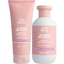 Kit Wella Blonde Recharge Shampoo 300ML + Condicionador 200ML