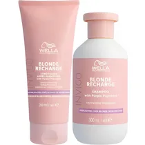 Kit Wella Blonde Recharge Shampoo 300ML + Condicionador 200ML
