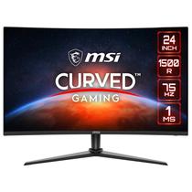 Monitor Gamer MSI Optix G243CV 24" Full HD LED Curvo 75HZ / 1MS - Preto