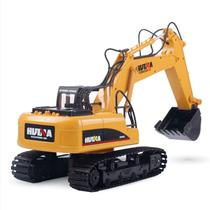 Excavator Huina 1/14 RC Escavadera com Esteira 15CH Diecast 1535