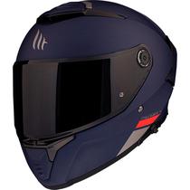 Capacete MT Helmets FF118SV Thunder 4 SV Solid A7 - Fechado - Tamanho 3XL - com Oculos Interno - Blue Mate