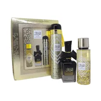Kit Perfume Ard Al Zaafaran Bint Hooran Gold - Feminino - 100ML + 250ML + 300ML