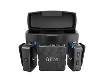 Fifine Microfono Inalambrico M9 USB-C Dual 2.4G B Black