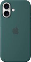 Case Apple para iPhone 16 MYY83ZM/A - Silicone Case Magsafe Lake Green