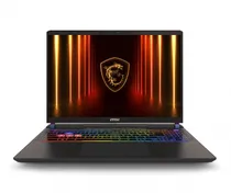 Notebook MSI Vector 16 HX Ai A2XWIG-400US, Intel Core Ultra 9 275HX 2.10GHZ (5.40GHZ), 16GB Ram, 1TB SSD, Tela 16" QHD+ (2560X1600) Ips 240HZ , Geforce RTX5080 16GB, Windows 11 Home, Inglês, Cosmos Cinza