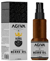 Oleo de Barba Agiva The King Moustache - 100ML