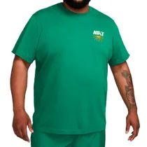 Camiseta Nike Masculino Sportwear HBR Open 1 L Verde - FZ9998365