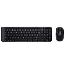 Teclado e Mouse Logitech Sem Fio MK-220 / Espanhol - (920-004430)