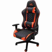 Mtek Sillon Gamer MK01-O Ajustable Negro/Naranja