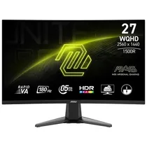 Monitor Gamer MSI 27" Mag 27CQ6F Curvo WQHD 0.5MS/180Z