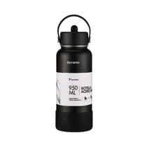Botella Térmica Terrano Bota + Pico 950ML Negro