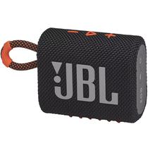 Speaker JBL Go 3 com Bluetooth/IP67/2.7WH - Black/Orange