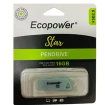 Ecopower Pendrive Star 16GB Verde