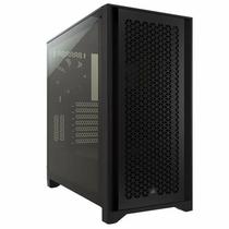 Gabinete Gamer Corsair 4000D Airflow CC-9011200-WW Mid Tower / 2 Cooler / RGB - Preto